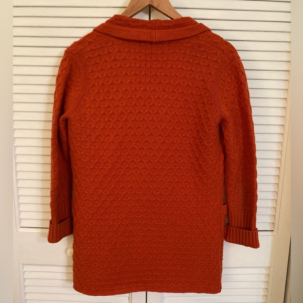 Rust orange cardigan - Picture 2 of 4
